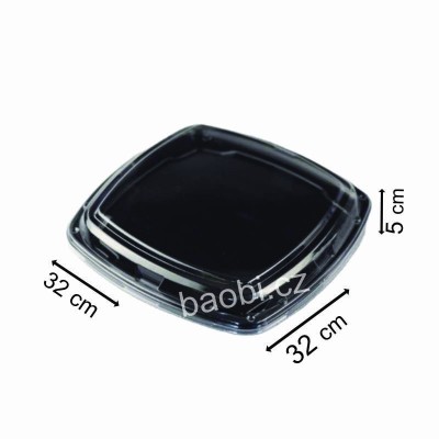 Khay nhựa sushi 323x323x54mm