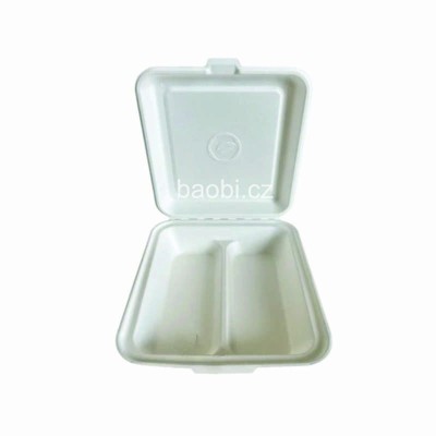 Hộp bã mía 2 ngăn bịch 50 cái